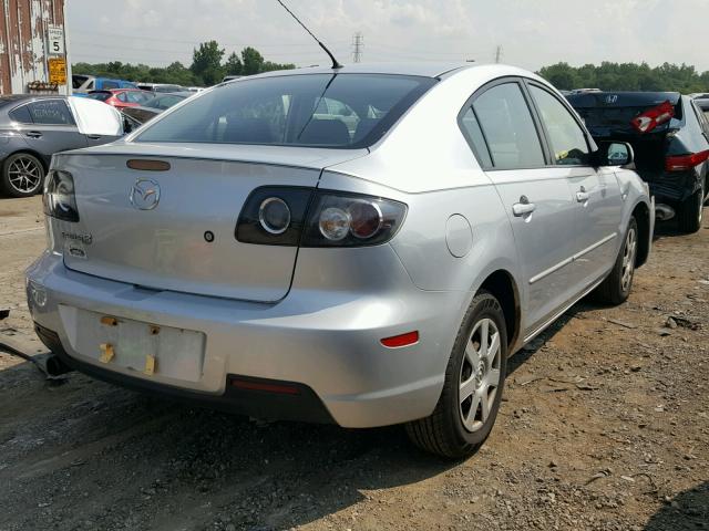 JM1BK12F171709812 - 2007 MAZDA 3 I SILVER photo 4