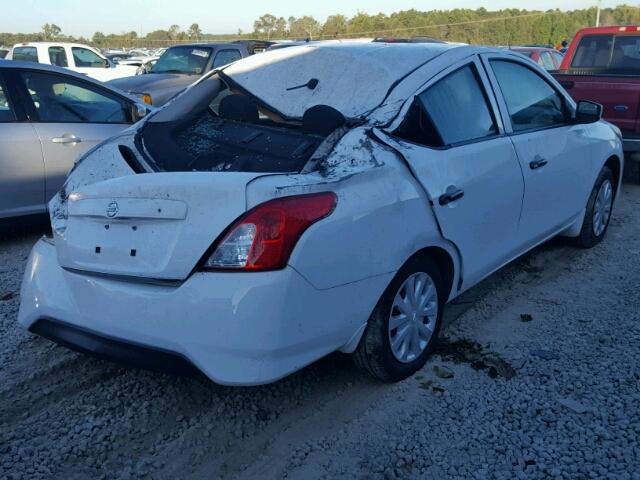 3N1CN7AP3GL828126 - 2016 NISSAN VERSA S WHITE photo 4