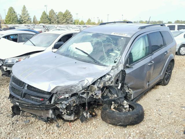 3C4PDCAB1HT603574 - 2017 DODGE JOURNEY SILVER photo 2