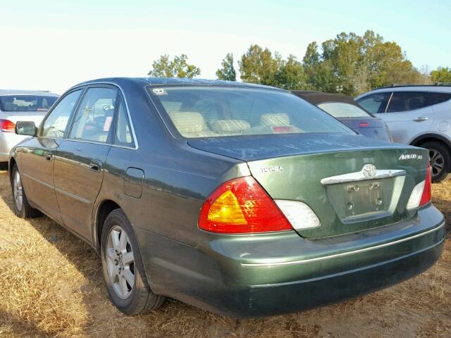 4T1BF28B8YU098834 - 2000 TOYOTA AVALON GREEN photo 3