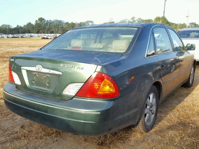 4T1BF28B8YU098834 - 2000 TOYOTA AVALON GREEN photo 4