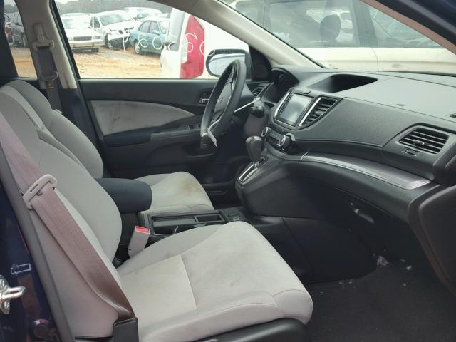 5J6RM3H58FL027428 - 2015 HONDA CR-V BLUE photo 1