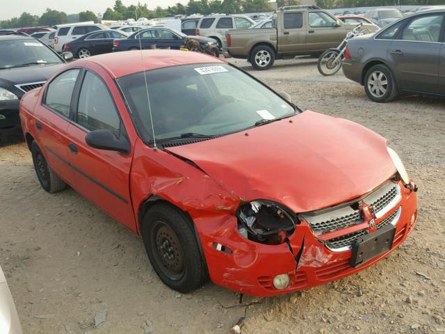 1B3ES26C64D597815 - 2004 DODGE NEON BASE RED photo 1