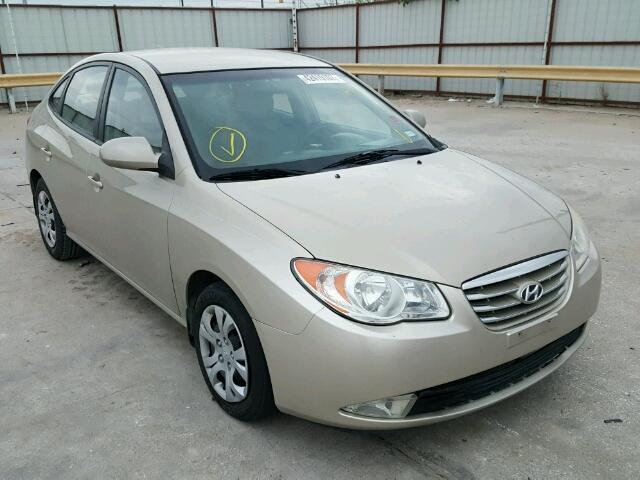 KMHDU4AD0AU883733 - 2010 HYUNDAI ELANTRA BL GOLD photo 1