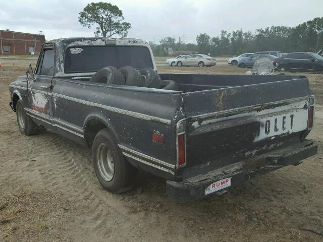 CE141T617736 - 1971 CHEVROLET CK1500 GRAY photo 3