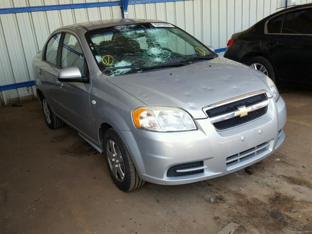 KL1TD56627B147355 - 2007 CHEVROLET AVEO BASE Күміс фото 1