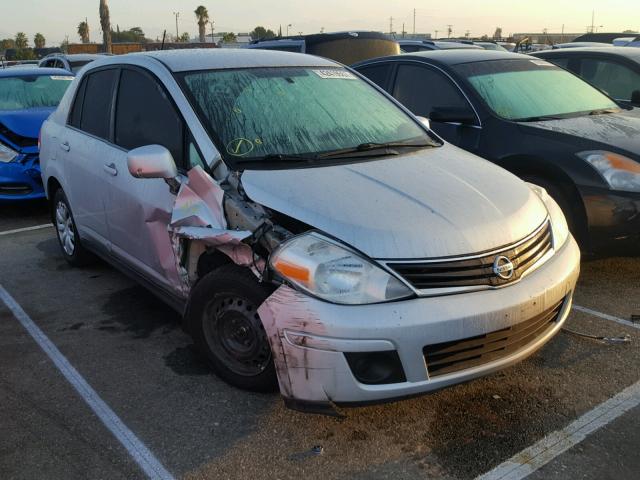 3N1BC1APXAL407638 - 2010 NISSAN VERSA S SILVER photo 1