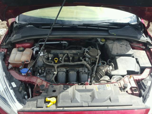 1FADP3N24FL293987 - 2015 FORD FOCUS TITA RED photo 7