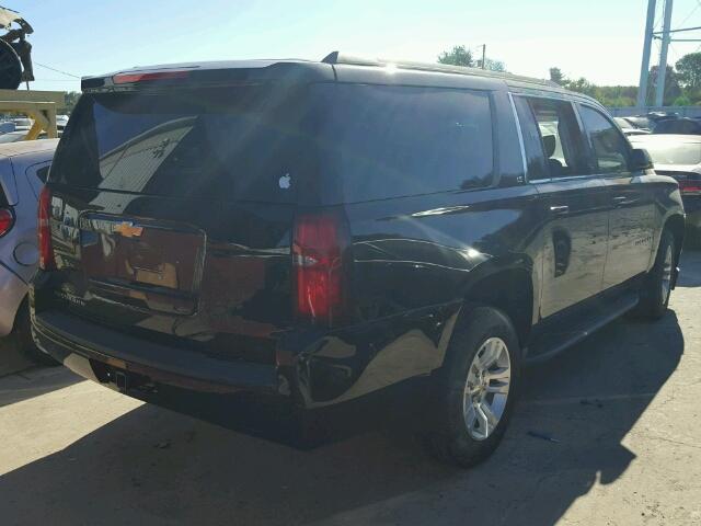 1GNSCHKC7FR711079 - 2015 CHEVROLET SUBURBAN BLACK photo 4