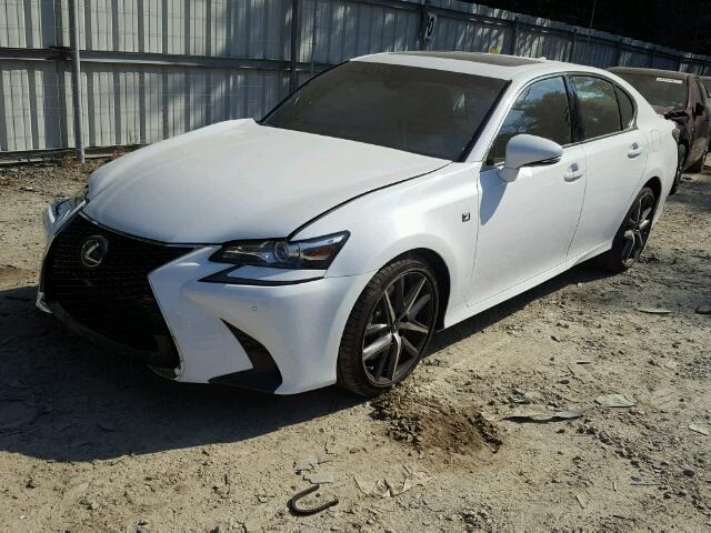 JTHBZ1BL3HA009288 - 2017 LEXUS GS WHITE photo 2