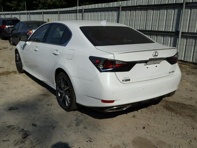 JTHBZ1BL3HA009288 - 2017 LEXUS GS WHITE photo 3