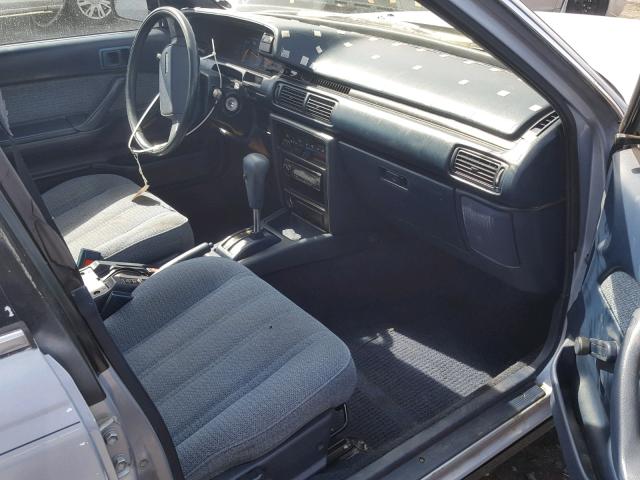 JT2SV21E2K3362938 - 1989 TOYOTA CAMRY DLX BLUE photo 5