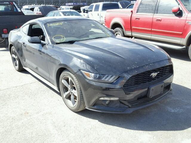 1FA6P8AM8F5362780 - 2015 FORD MUSTANG BLACK photo 1