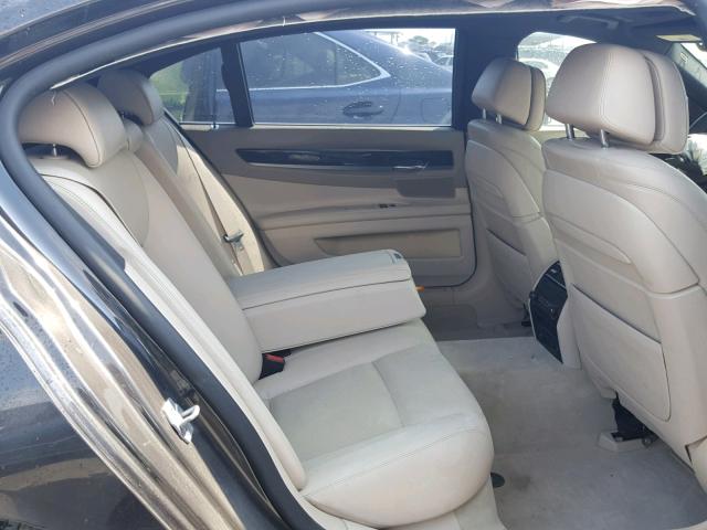 WBAYE8C57DD132307 - 2013 BMW 750LI GRAY photo 6