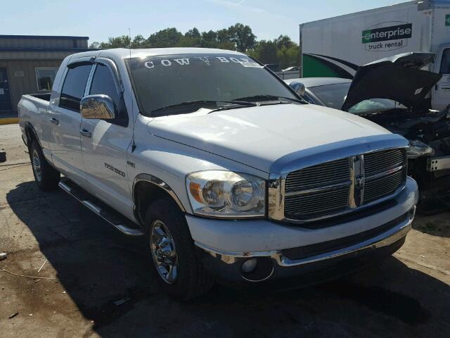 3D7KR19D17G833926 - 2007 DODGE RAM 1500 WHITE photo 1