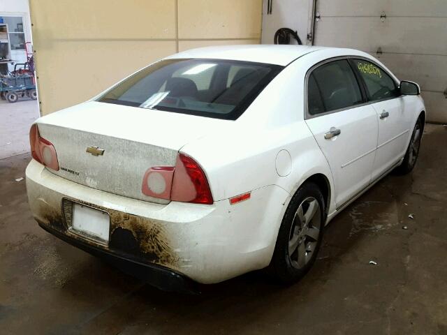 1G1ZC5EU0CF268953 - 2012 CHEVROLET MALIBU 1LT თეთრი ფოტო 4