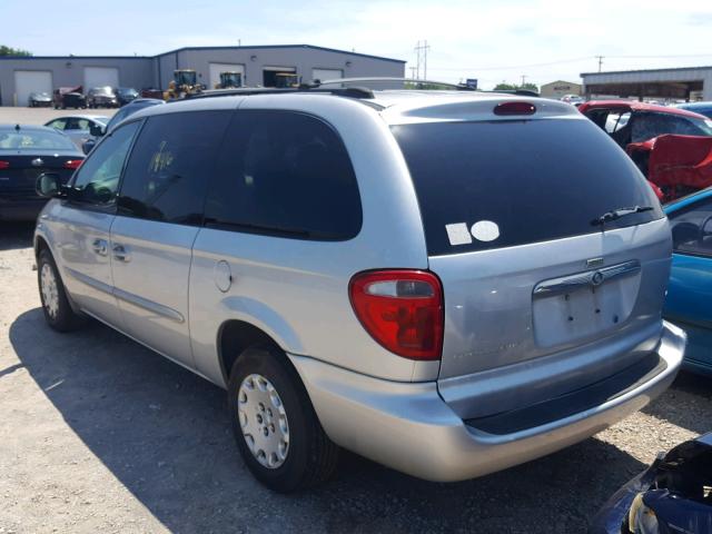 2C4GP24393R304867 - 2003 CHRYSLER TOWN & COU 银色 照片 3