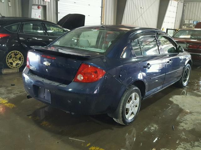 1G1AL58F087198155 - 2008 CHEVROLET COBALT LT BLUE photo 4