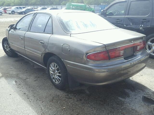 2G4WS52J421280791 - 2002 BUICK CENTURY BROWN photo 3