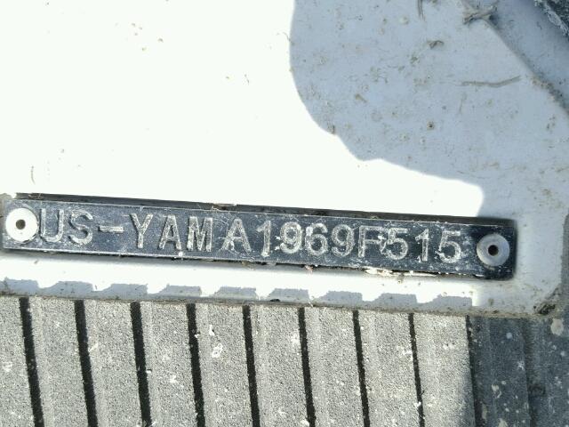 YAMA1969F515 - 2015 YAMAHA MARINE LOT BLUE photo 10