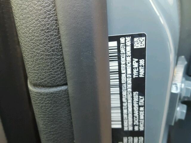 ZACCJAAH5HPF96975 - 2017 JEEP RENEGADE S გრაფიტი ფოტო 10