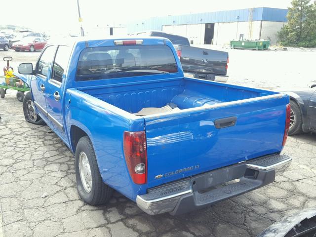 1GCCS13EX88165376 - 2008 CHEVROLET COLORADO BLUE photo 3