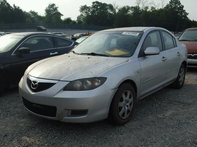 JM1BK12F781161879 - 2008 MAZDA 3 I SILVER photo 2