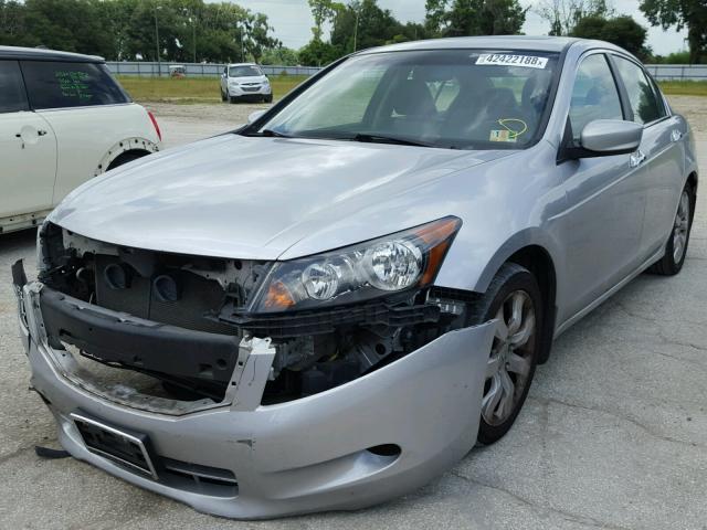 1HGCP36898A018267 - 2008 HONDA ACCORD EXL SILVER photo 2