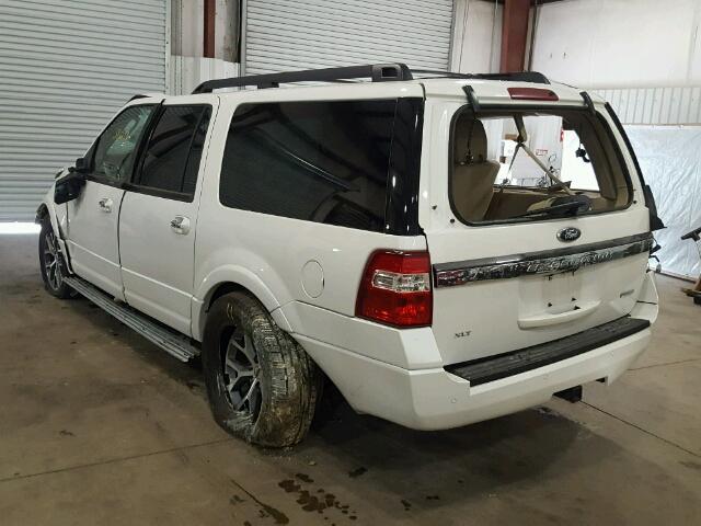 1FMJK1HT0FEF23545 - 2015 FORD EXPEDITION WHITE photo 3