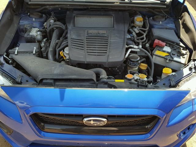 JF1VA1E62G9817214 - 2016 SUBARU WRX PREMIU BLUE photo 7