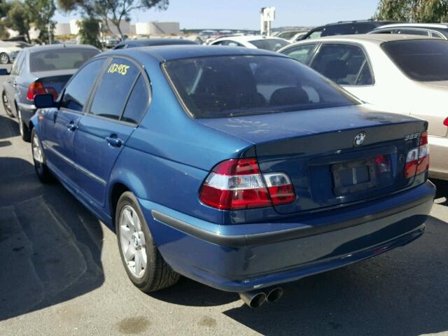 WBAAZ33493PH34268 - 2003 BMW 325 BLUE photo 3