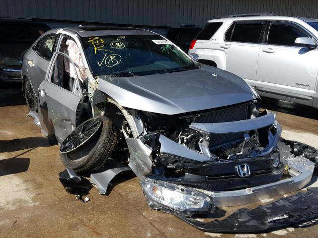 SHHFK7H76JU205855 - 2018 HONDA CIVIC EXL SILVER photo 1