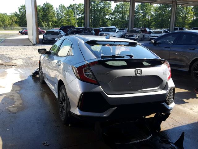 SHHFK7H76JU205855 - 2018 HONDA CIVIC EXL SILVER photo 3