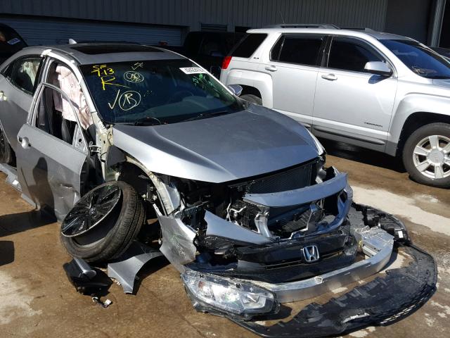 SHHFK7H76JU205855 - 2018 HONDA CIVIC EXL SILVER photo 9