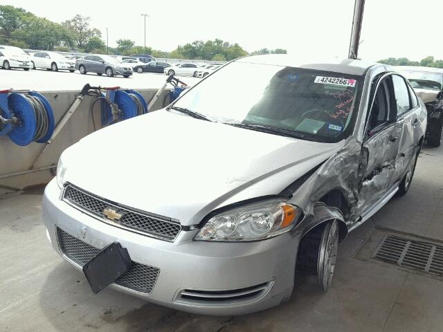 2G1WG5E31C1320533 - 2012 CHEVROLET IMPALA LT SILVER photo 2