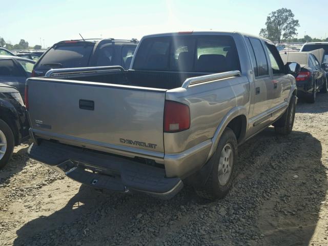 1GCDT13W22K141593 - 2002 CHEVROLET S TRUCK SILVER photo 4