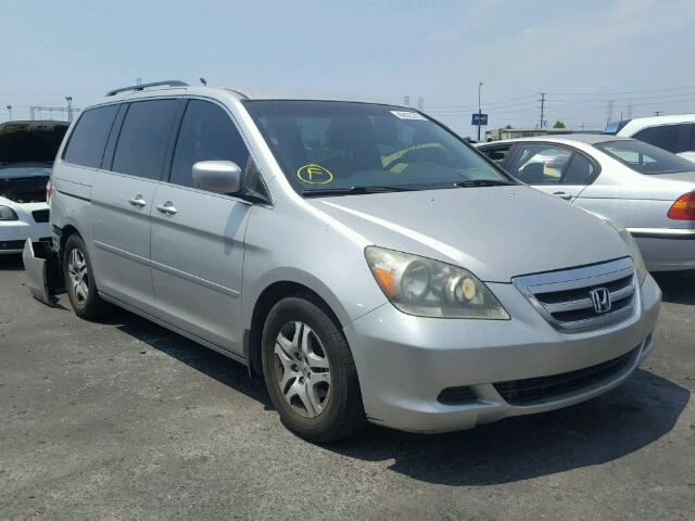 5FNRL38496B099337 - 2006 HONDA ODYSSEY SILVER photo 1