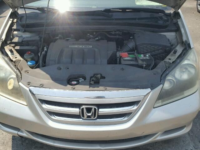 5FNRL38496B099337 - 2006 HONDA ODYSSEY SILVER photo 7