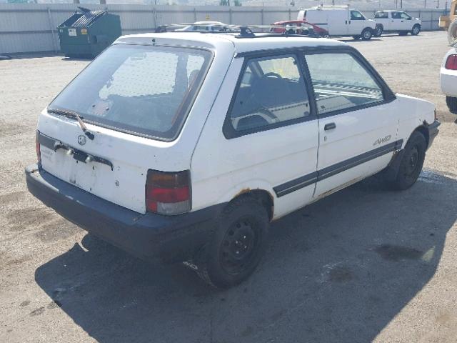 JF2KA83A8LD704700 - 1990 SUBARU JUSTY GL WHITE photo 4