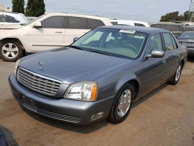 1G6KD57Y54U133389 - 2004 CADILLAC DEVILLE GRAY photo 2