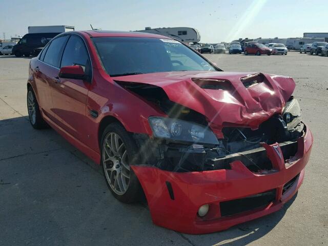 6G2EC57Y09L211109 - 2009 PONTIAC G8 GT RED photo 1