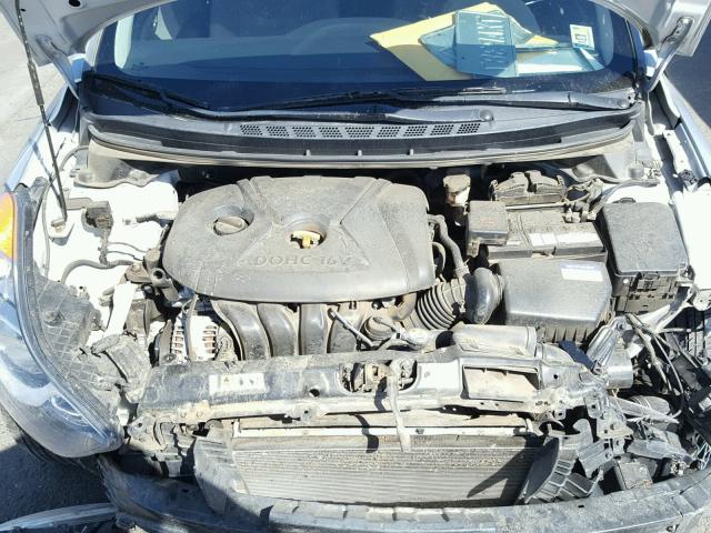 KMHDH6AE4DU013982 - 2013 HYUNDAI ELANTRA CO SILVER photo 7