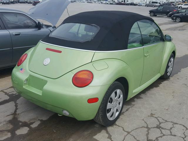 3VWBM31Y85M300132 - 2005 VOLKSWAGEN NEW BEETLE მწვანე ფოტო 4