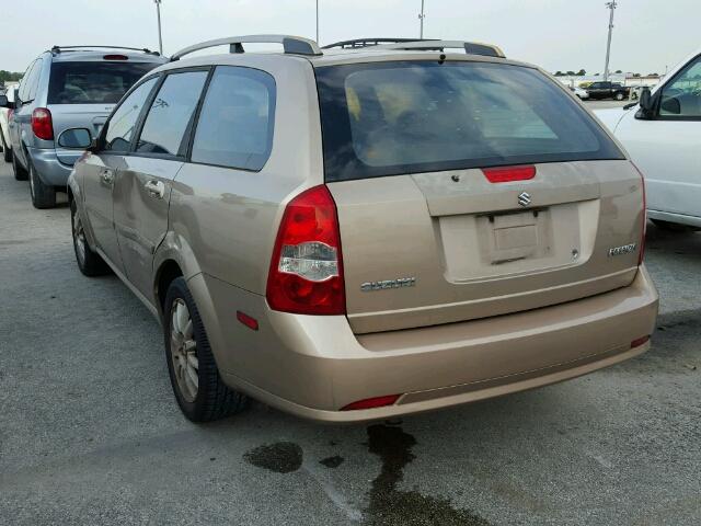 KL5JD86Z26K356725 - 2006 SUZUKI FORENZA BEIGE photo 3