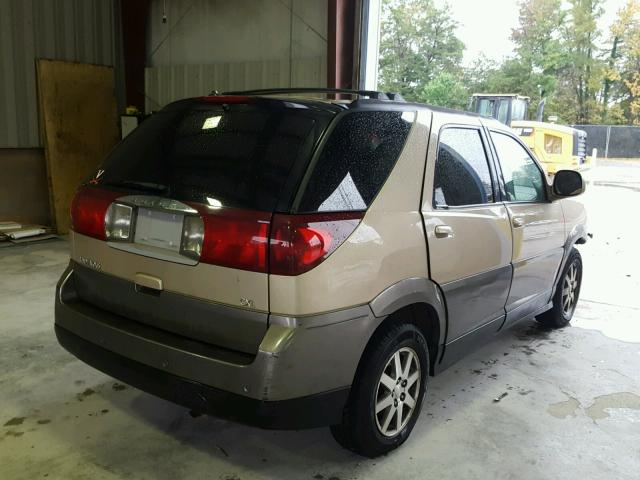 3G5DB03E04S541087 - 2004 BUICK RENDEZVOUS GOLD photo 4