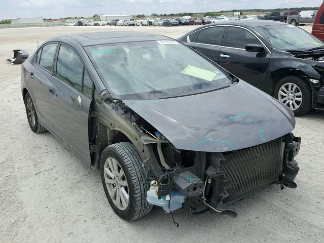 2HGFB2F93CH510804 - 2012 HONDA CIVIC EXL 灰色 照片 1