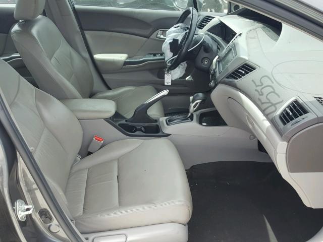2HGFB2F93CH510804 - 2012 HONDA CIVIC EXL 灰色 照片 5