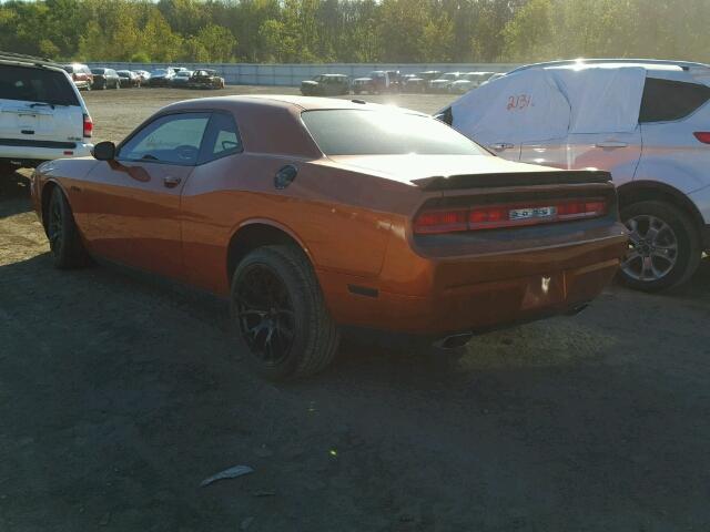 2B3CJ5DT4BH507219 - 2011 DODGE CHALLENGER ORANGE photo 3