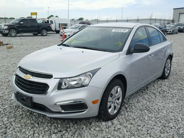 1G1P15SG5F7199235 - 2015 CHEVROLET CRUZE L SILVER photo 2