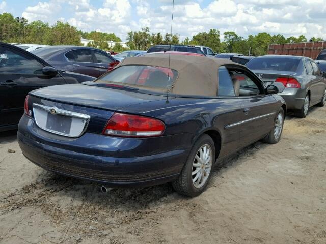 1C3EL55U01N667066 - 2001 CHRYSLER SEBRING LX BLACK photo 4